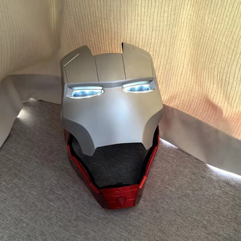 Iron Man 1:1 Cosplay Helmet Marvel Avengers Wearable Led Light Ironman Mask New - Image 4 of 4