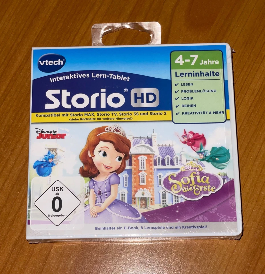 VTech Storio HD Lernspiel - Sofia die Erste - Neu - OVP - unbenutzt 