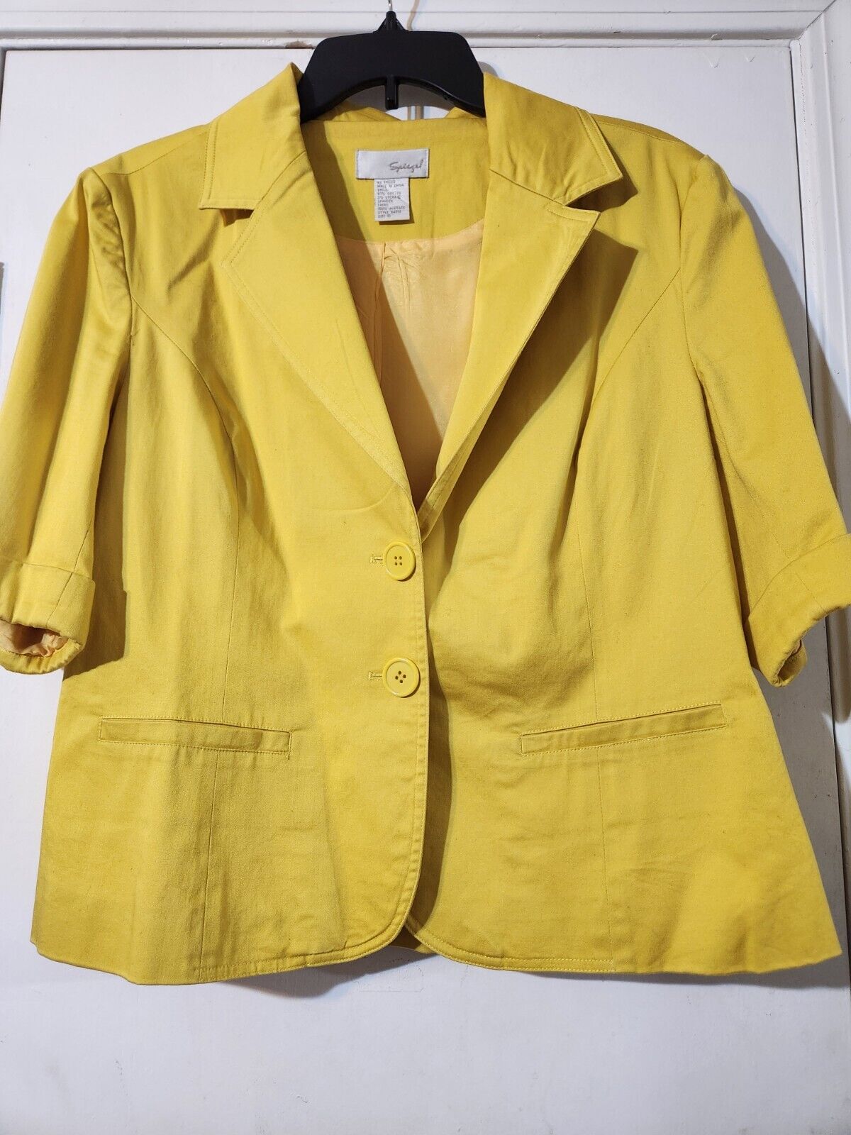 Blazer jacket-yellow - image 2