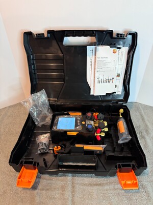 Testo 557s Smart Kit - Digital Manifold with 4 Way Valve, 115i Temp Probes (x2),