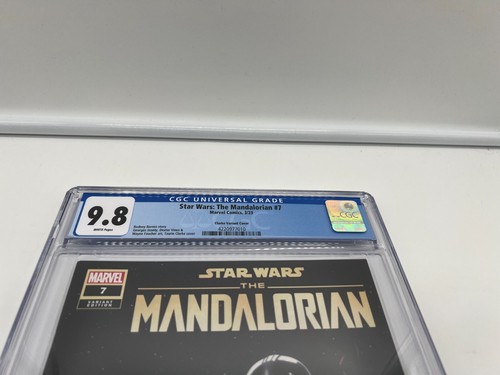 Star Wars The Mandalorian #7 CGC 9.8 Clarke 1:50 Variant 1st Moff Gideon - Picture 4 of 11