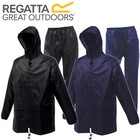MENS REGATTA WATERPROOF JACKET AND TROUSERS SET RAIN SUIT 2 PIECE