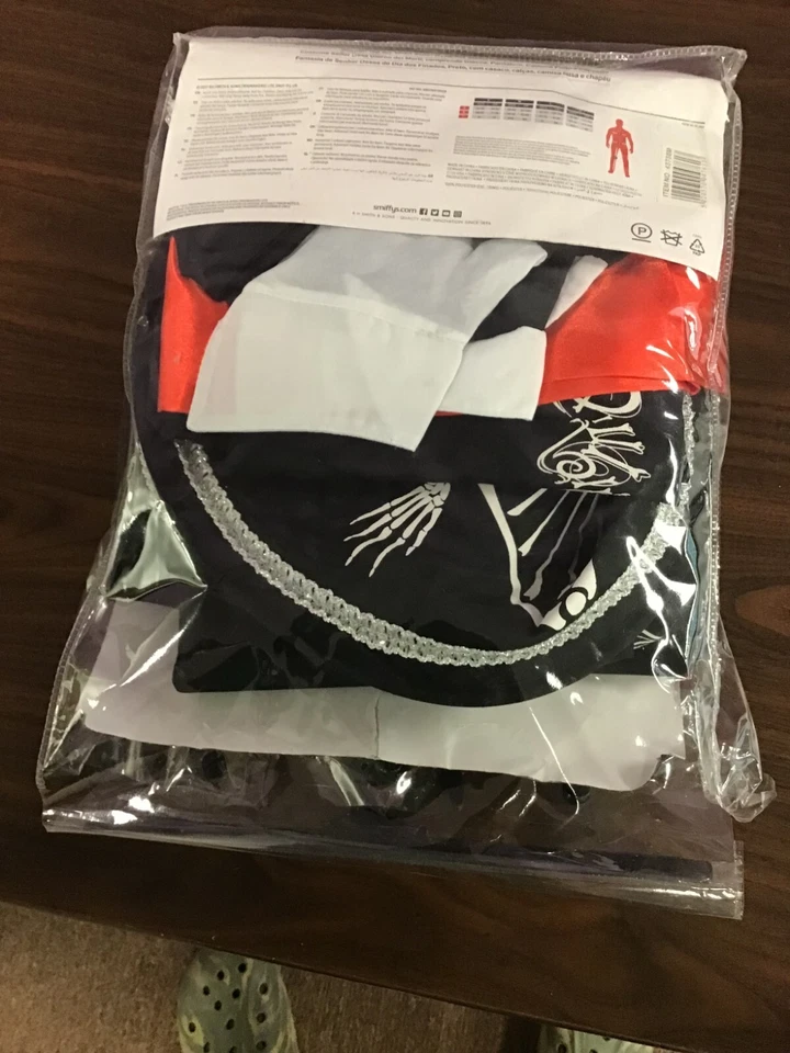 Smiffys Deluxe Day of the Dead Se±or Bones Costume, Black (Size M) - Image 2 of 2