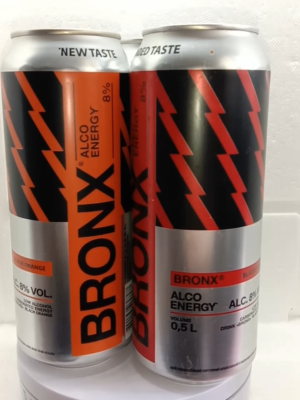 Bronx Energy Drink 500ml Empty Can Ukraine 2022-2023 Upgrade & New