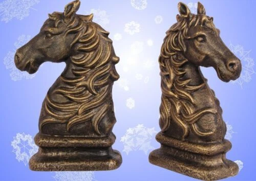Deko-Buchstützen Pferde