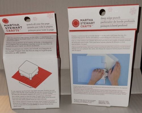 (2) Martha Stewart Crafts Punch Navidad *VIEIRA COPO DE NIEVE Y COPO DE NIEVE SKYLANDS - Imagen 2 de 4