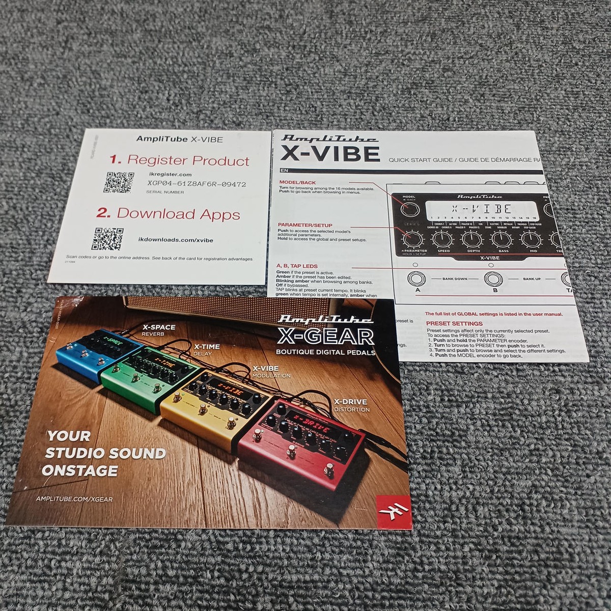 Ik Multimedia / Amplitube X-Vibe | eBay