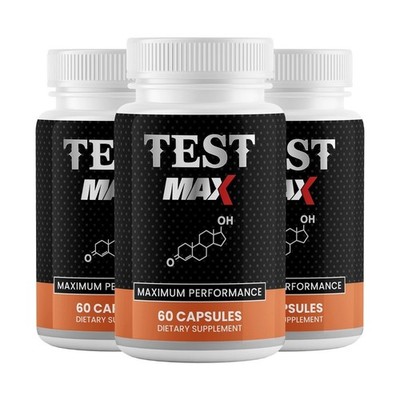 (3 Pack) TestMax Advanced Pills, Test Max Performance Supplement (180 Capsules)
