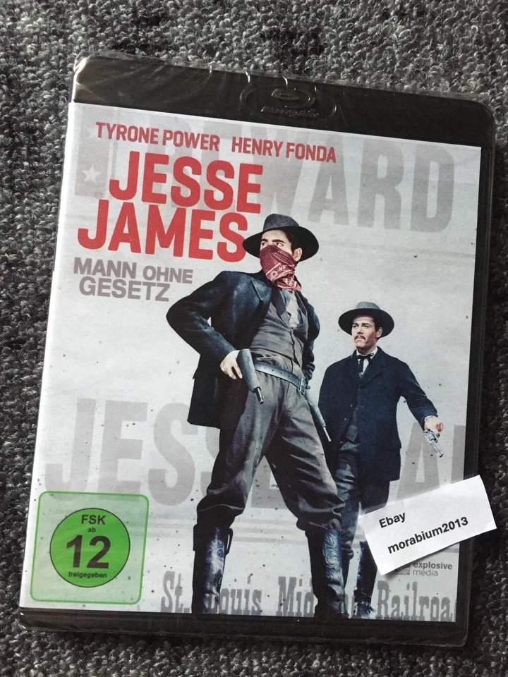 JESSE JAMES - MANN OHNE GESETZ - Blu-ray - Tyrone Power, Henry Fonda - NEU