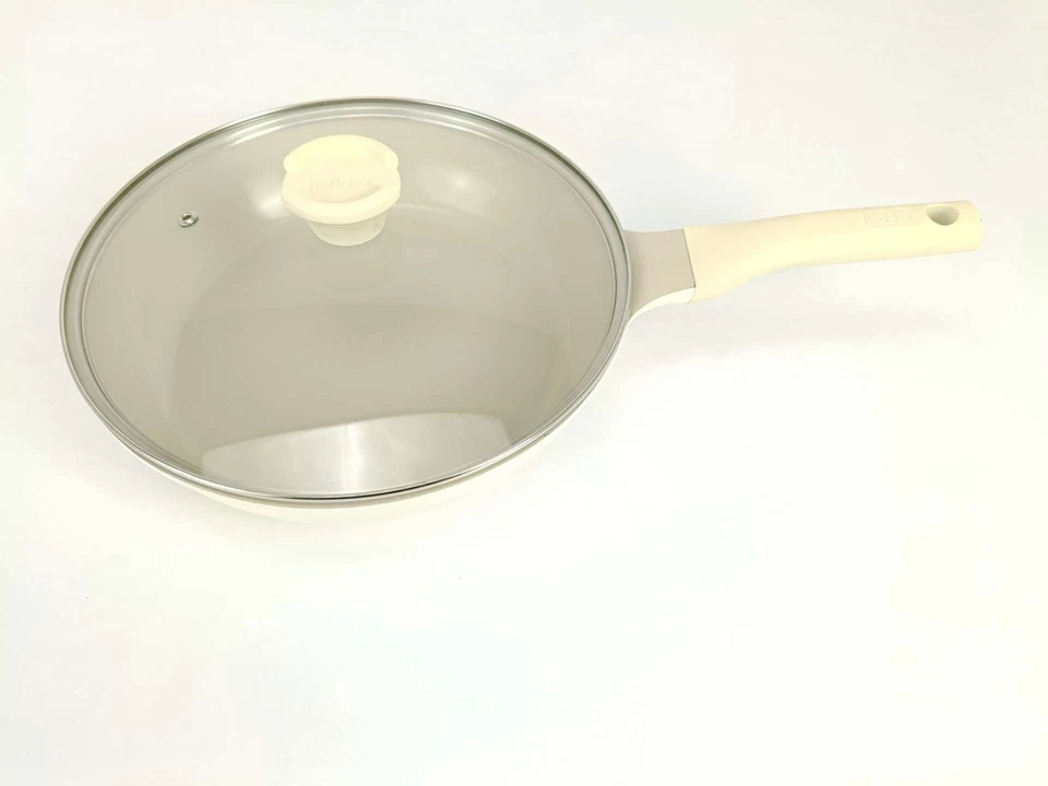 Padella tradizionale Redchef 28 cm con coperchio in ceramica, beige - Immagine 2 di 4