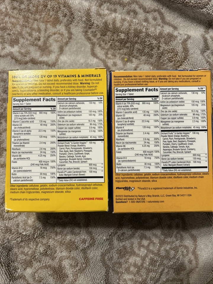 (2) Nature's Way Alive! Men's Once Daily Multivitamin 50 tabs Exp-07/2025+ - Image 2 of 4