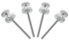 4Pcs Baby Gate Threaded Spindle Rod, M8 8Mm Replacement Bolt for Pet Gates