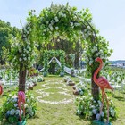 Heavy Duty Metal Garden Arch Trellis Arbour Outdoor Rose Climbing Plants Stand