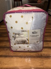 Disney Minnie Mouse Gold Dots Twin/Full Reversible Comforter