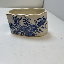 Vintage Blue Danube Porcelain Spoon Rest Made In Japan