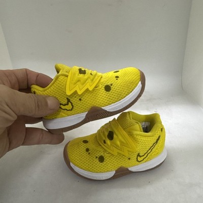 Nike Kyrie 5 SpongeBob Kids Baby Sneakers Size 4C CN4490-700  @BoxNo.16