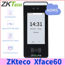 ZKteco Xface60 Face Recognition Door Access Control Time Attendance Machine ADMS