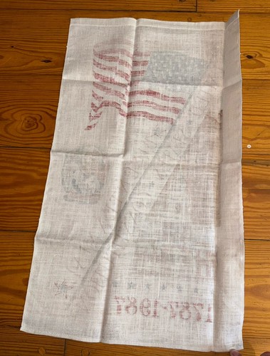 Lot Of 3 Vintage NOS TEA TOWELS~ Bicentennial~Grapes~ Donkeys~Original Stickers - Picture 3 of 14