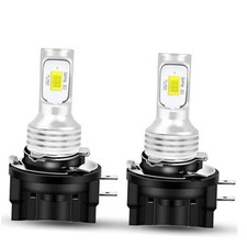 AC/DC 9-36V LED Fog Light Bulbs 6000K,2000LM 3570 CSP Chip H8B H9B H11B White