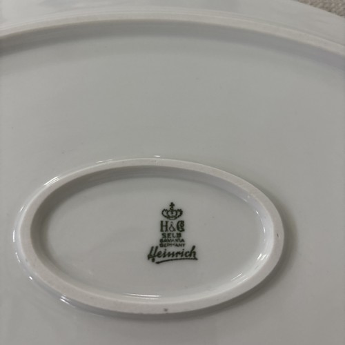 H&C Heinrich Floral Daffodil Lilly of The Valley Serving Platter - Picture 3 of 4