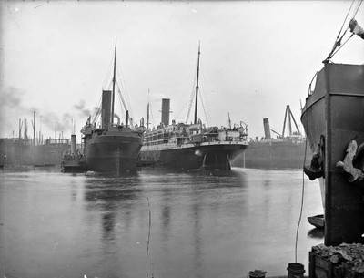 Ship Building Yard, Belfast, Co. Antrim Ireland c1900 OLD PHOTO