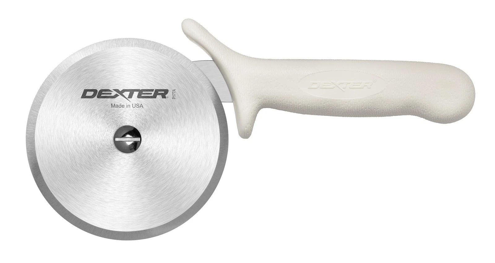 Versatile White Rotary Pizza Cutter with High Carbon Steel Blade and Grip Handle
Opens in a new wind