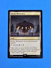 1x Mystic Monastery Universes Beyond Fallout 2024 PIP Mtg Magic Card Land 275