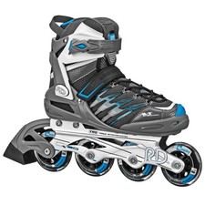Roller Derby AERIO Q-60 Women's Inline Skates Gray/White/Blue 6