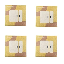 4pack SimpliSafe Entry Sensor Window and Door Protection Home Security White