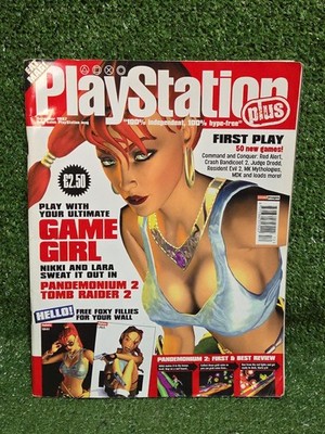 Playstation Plus Magazine December 1997 Tomb Raider 2, Pandemonium 2 Vintage Gam