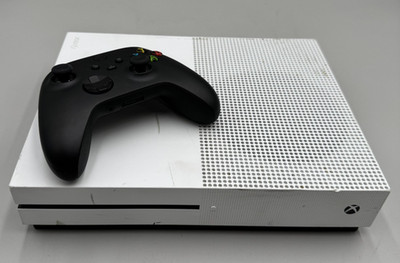 Microsoft Xbox One S 1681 1TB White Gaming Console With Black Controller Fair