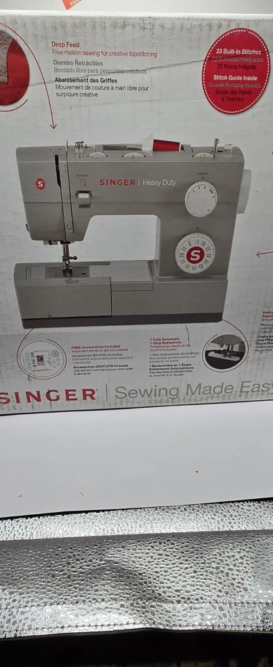 Máquina de coser SINGER Heavy Duty 4423 nueva en caja sellada Foto 2 de 4