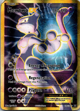 Pokémon Mewtwo EX 103/108 XY Evoluzioni Full Art Carta Holo Ultra Rara