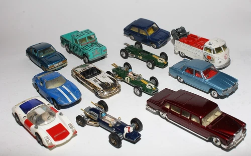 Corgi Vintage Cars Joblot x 12 for Spares or Restore