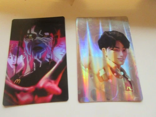 McDonalds KPop Demon Hunters Demon Jinu Holofoil and Jinu Saja Boys Sealed A301
