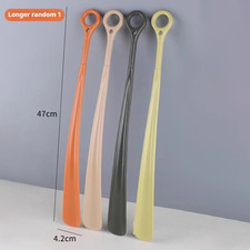 1Pcs Long Handled Shoe Horns 47Cm Hanging Ring Shoehorn Pregnant Woman Elderly S