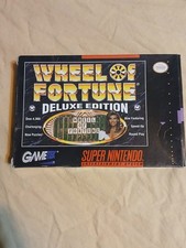 Wheel Of Fortune For Super NES Complete In Box!