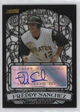 2008 Topps Stadium Club Beam Team Black & White 41/99 Freddy Sanchez Auto 0ba6