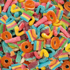 Gummy Candy Bulk 2 Pound Bag | Sour and Sweet Gummy Mix | Peach Rings, Worms, Bo