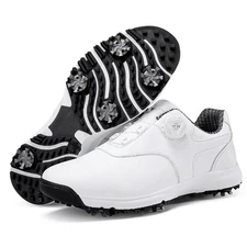Men Non Slip Golfing Sneakers Lightweight Professional Golfers Gym Footwears