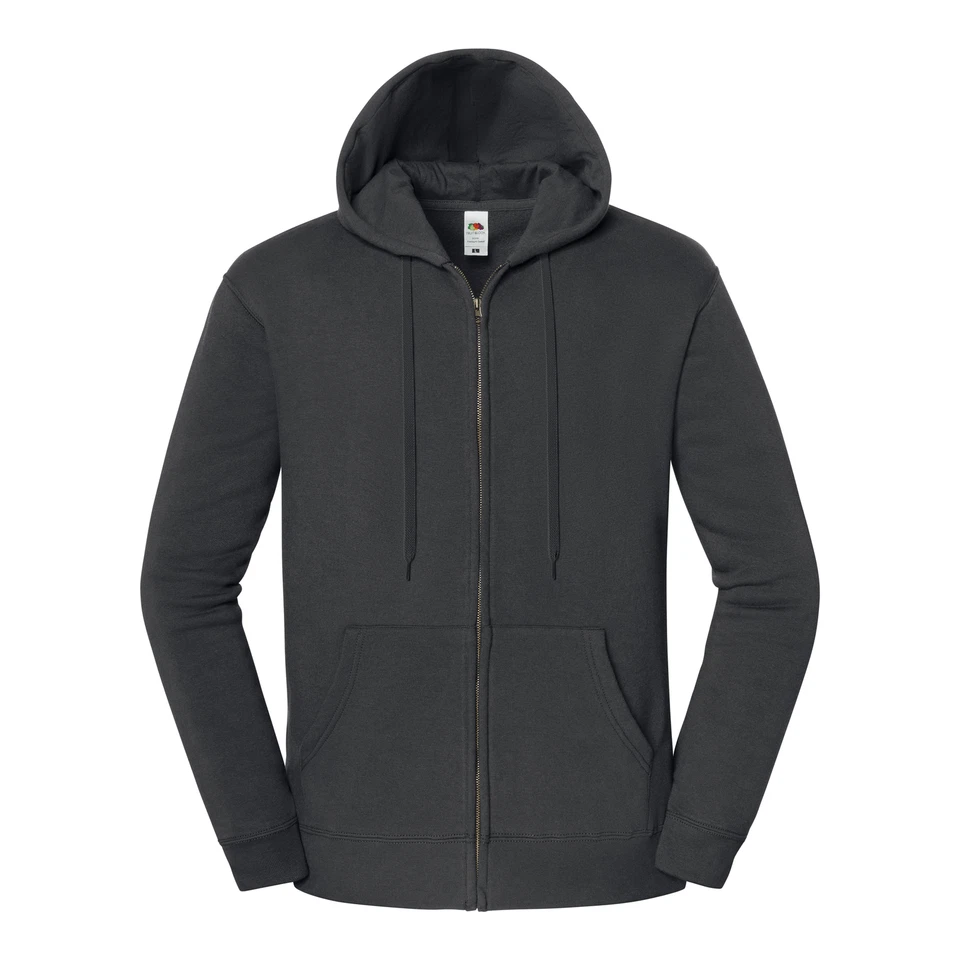 Fruit of the Loom Iconic Premium Sudadera con Capucha Unisex Cremallera Sudadera con Capucha - Imagen 1 de 1