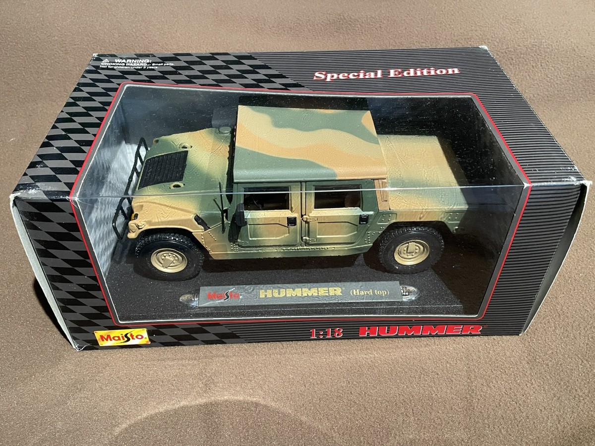 1/18 Maisto Hummer Humvee H1 4 Doors Hard Top Camouflage