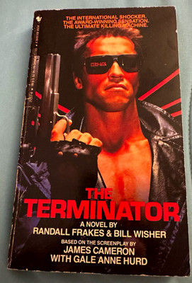 The Terminator Paperback Novel - Frakes & Wisher, Bantam Books 1985
