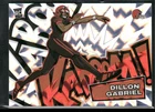 2025 Panini Absolute Football Dillon Gabriel Horizontal Kaboom Case Hit RC #5