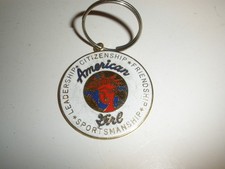 Vintage Keyring Metal American Girl 1986 All Star 1.5" Long