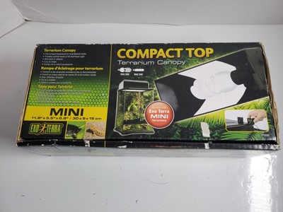 EXO TERRA Compact Top Terrarium Canopy Mini 11.8 x 3.5'' x 5.9'' '' PT2225