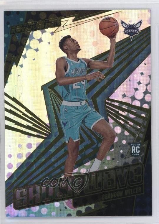 2023-24 Panini Revolution Shock Wave Brandon Miller #9 Rookie RC 0t2