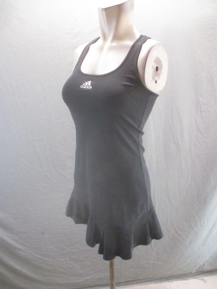 Vestido corto de patinador tenis ADIDAS CLIMACHILL talla XS negro sin mangas 634 Foto 3 de 4