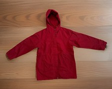 Vintage Eddie Bauer Jacket Mens Medium Red Gore-Tex Hooded Rain Coat 90s