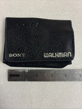 Sony Walkman WM-10II Stereo Cassette Original Vintage Black Leather Case ONLY 